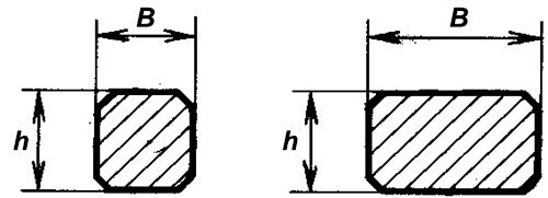 Шпоночный прокат - схема и размеры